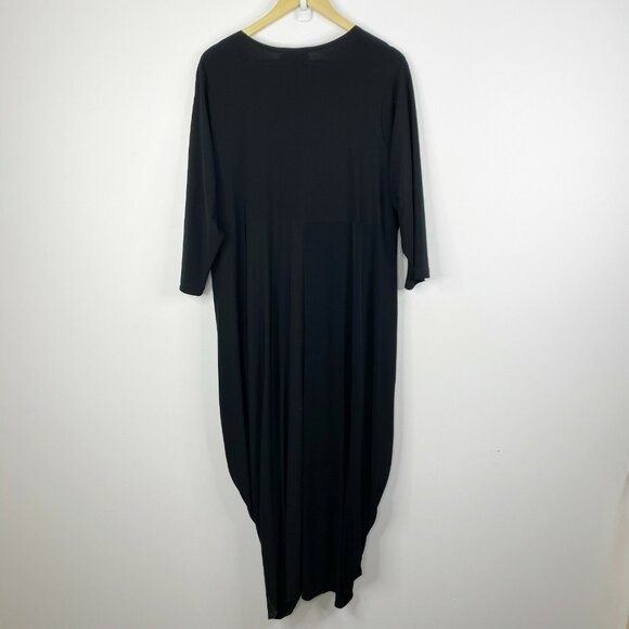 Sympli Grand Dress Size 2G Drama Black Scoop Neck 3/4 Sleeve Plus 3X/4X 26 - Picture 3 of 3